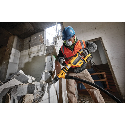 Extracteur de poussi&egrave;re pour ciselage au marteau de d&eacute;molition Superchem Industries