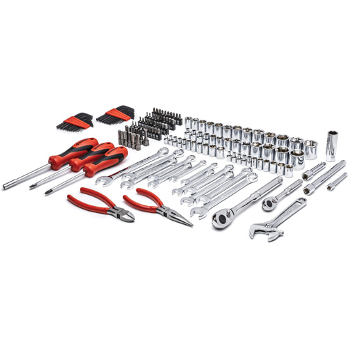 Jeu doutils m&eacute;triques/SAE de qualit&eacute; professionnelle &agrave; 6 pans et &agrave; prise 3/8" et 1/4" Superchem Industries