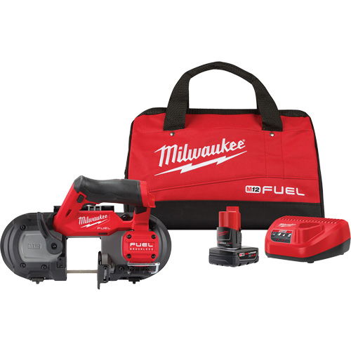 M12 Fuel Compact Band Saw Kit, 12 V, 2-1/2" Capacity Superchem Industries