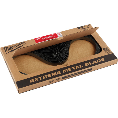 Extreme Metal Band Saw Blades, High Speed Steel, 30-9/16" L x 1/2" W x 0.02" Thick, 12/14 TPI Superchem Industries