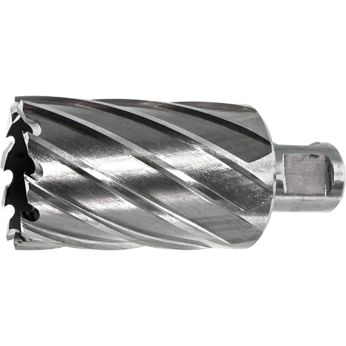 Fraise annulaire DRILLCO, Diam&egrave;tre de 7/16", Acier rapide, Profondeur de la coupe de 1", Tige 3/4" Superchem Industries