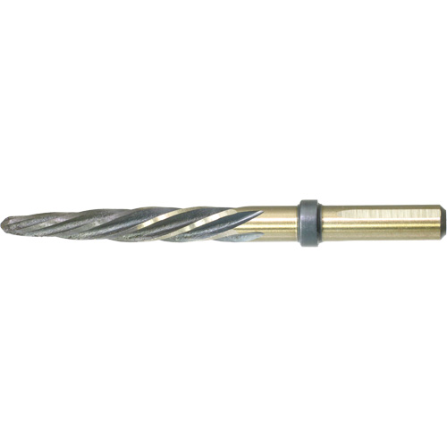 Drillco&reg; Nitro Construction Reamer, 3/8", Spiral Flute, High Speed Steel, Straight Shank Superchem Industries