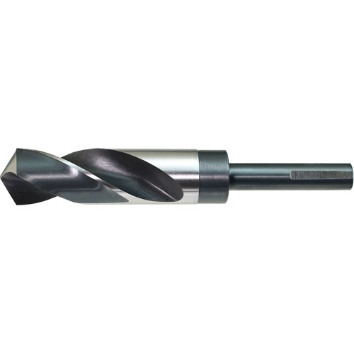 Foret &agrave; tige r&eacute;duite DRILLCO, 9/16", Acier rapide, Cannelure 3", Pointe de 118° Superchem Industries