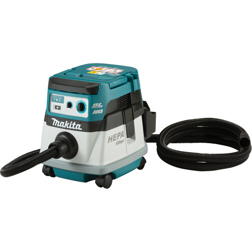 Aspirateur de poussi&egrave;res silencieux avec AWS (outil seulement), 18 V, Capacit&eacute; 2,11 gal. Superchem Industries