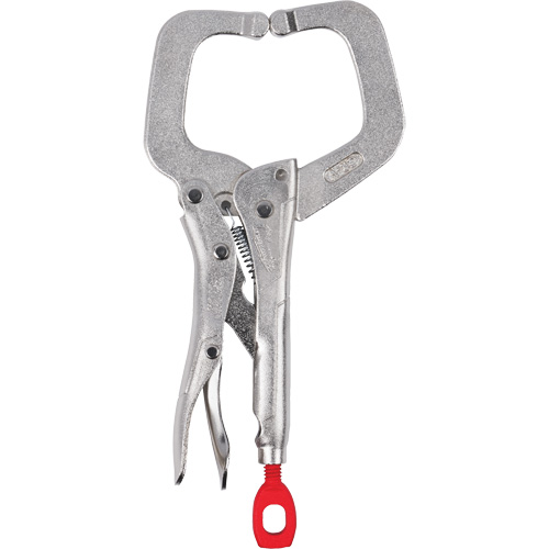 Torque Lock Locking C-Clamp with Regular Jaws, 6" (152 mm) Capacity Superchem Industries