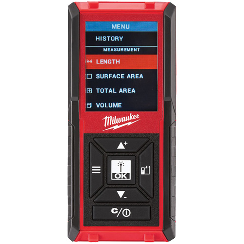Laser Distance Meter, 0' - 330' (0 m - 100.6 m) Range, Digital (Electronic) Superchem Industries