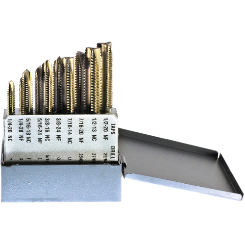 DRILLCO Tap Set, 10 Pieces Superchem Industries