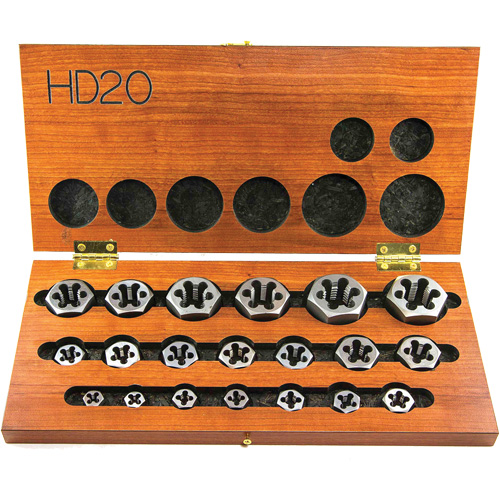 Jeu de fili&egrave;res hexagonales &agrave; fileter DRILLCO, 20 Morcea Superchem Industries