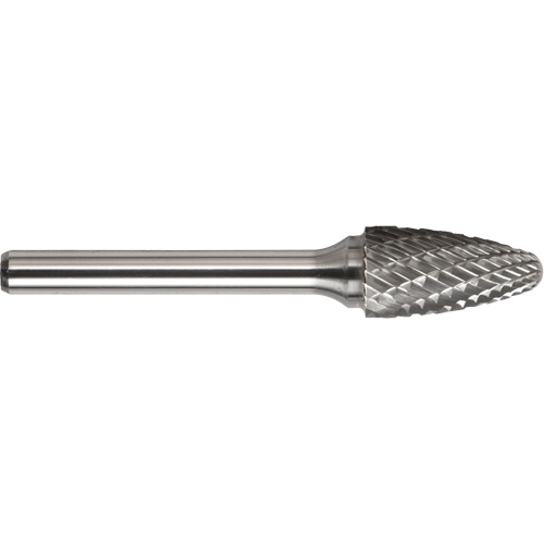 Fraise arboriforme &agrave; embout sph&eacute;rique et double coupe Drillco, SF-12 Superchem Industries