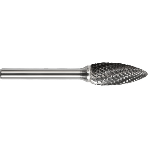 Fraise en forme de flamme &agrave; simple coupe Drillco, SH-41L2 Superchem Industries