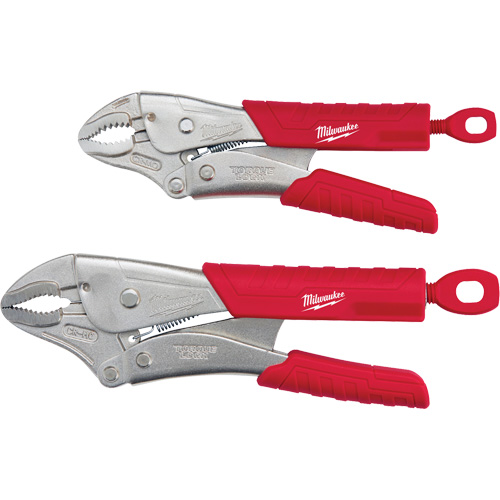 Torque Lock Curved Jaw Locking Pliers Set, 2 Pieces Superchem Industries