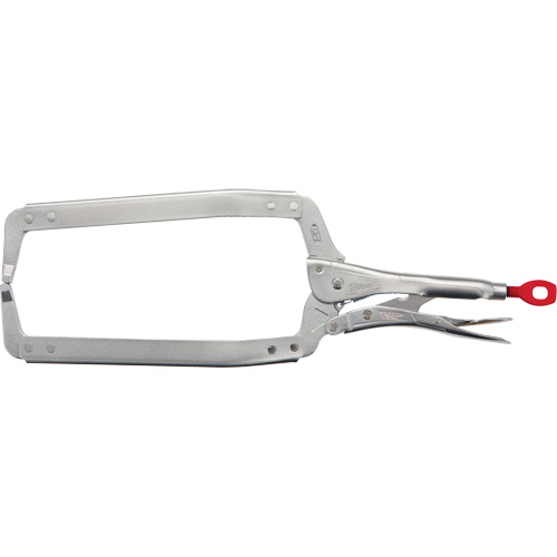 Torque Lock Locking Pliers with Regular Jaws, 18" Length, C-Clamp Superchem Industries