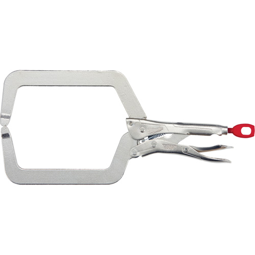 Torque Lock Locking Pliers with Deep Jaws, 9" Length, C-Clamp Superchem Industries