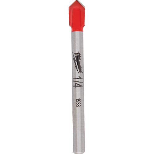 Foret pour verre et carreaux, 1/4", Carbure Superchem Industries
