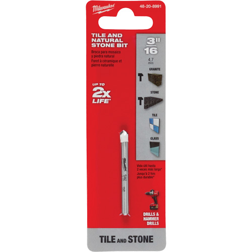 Natural Stone Bit, 3/16", Carbide Superchem Industries