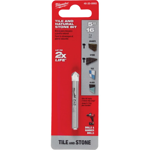 Natural Stone Bit, 5/16", Carbide Superchem Industries