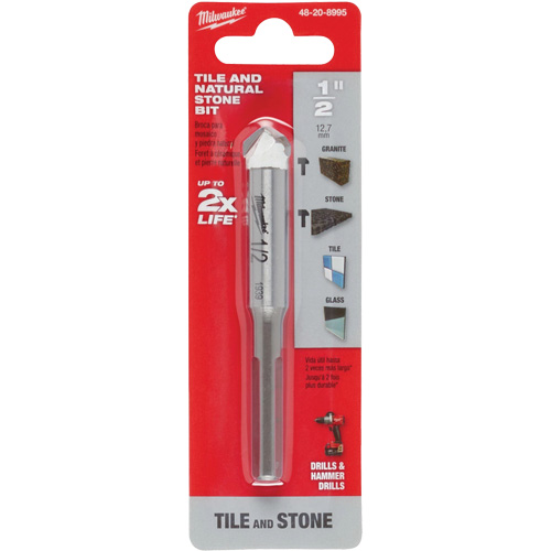 Foret pour la pierre naturelle, 1/2", Carbure Superchem Industries