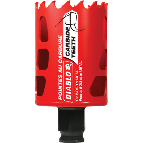 Scie cloche pour bois et m&eacute;tal, 1-7/8", Profondeur de la coupe 2-3/8", Carbure Superchem Industries