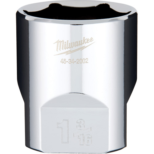 SAE Socket with Four Flat Sides, 1-3/16", 1/2" Drive, 6 Points Superchem Industries