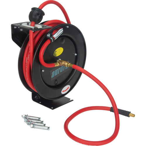 Hose Reel, Air/Water, 3/8" x 25', Single Hose, 300 psi Superchem Industries