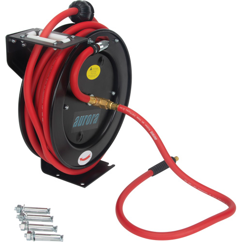 Hose Reel, Air/Water, 3/8" x 35', Single Hose, 300 psi Superchem Industries