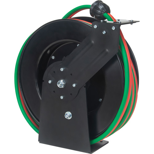 Welding Hose Reel, Welding Gases, 1/4" x 50', Single Hose, 300 psi Superchem Industries