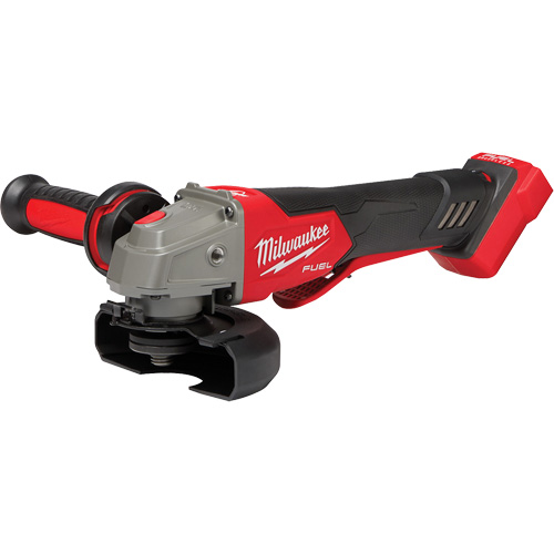 Meuleuse &agrave; frein &agrave; vitesse variable avec interrupteur &agrave; glissi&egrave;re non verrouillable M18 Fuel, 18 V, Mandrin 5"/4-1/2", Lithium-ion Superchem Industries
