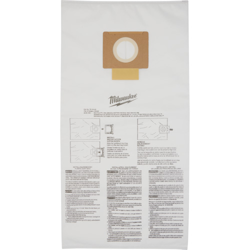 Sacs &agrave; poussi&egrave;re molletonn&eacute;s, 9 gal. US Superchem Industries