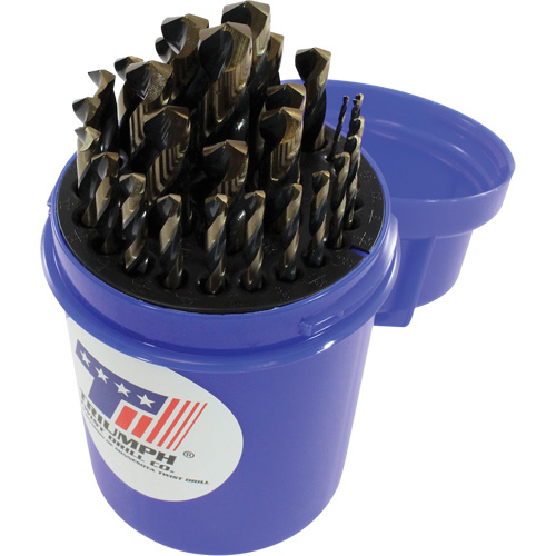 Triumph&reg; Drill Bit Set, 115 Pieces, High Speed Steel Superchem Industries
