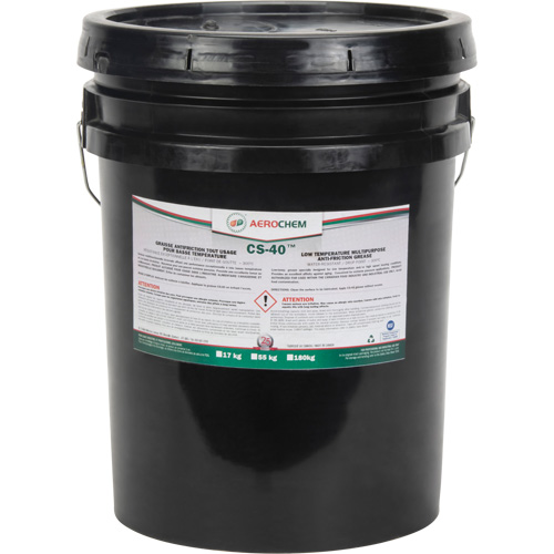 Aerochem CS-40 Low-Temperature Multi-Purpose Grease, 17 kg, Pail Superchem Industries