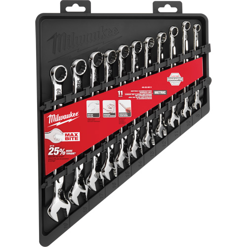 Wrench Set, Combination, 11 Pieces, Metric Superchem Industries