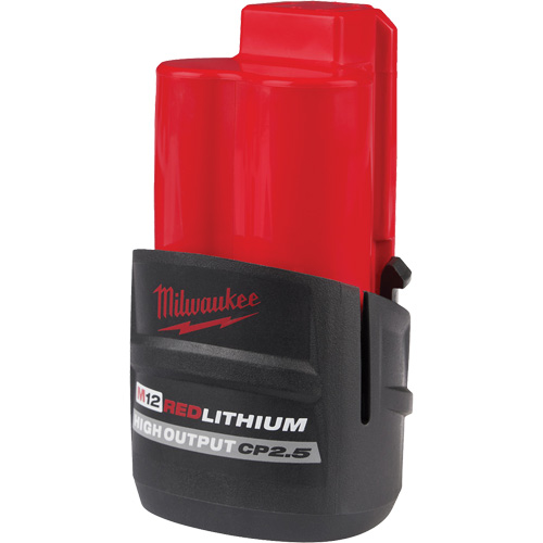 M12 Redlithium High Output CP2.5 Battery Pack, Lithium-Ion, 12 V, 2.5 Ah Superchem Industries