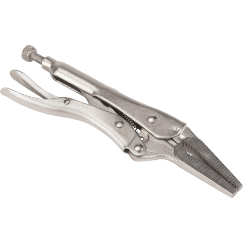 Locking Pliers with Wire Cutter, 6-1/2" Length, Long Nose Superchem Industries
