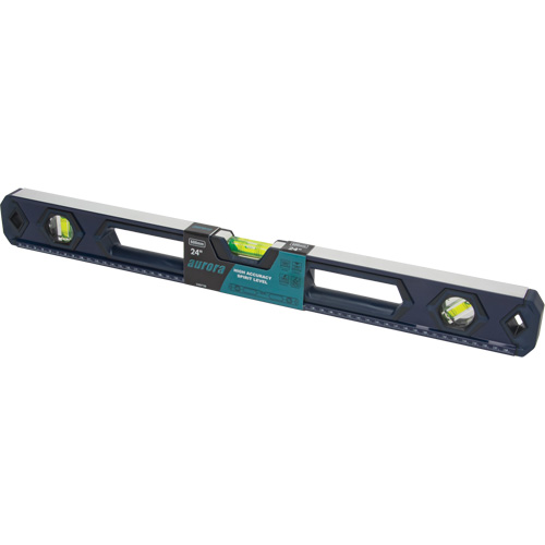 High-Accuracy Level, Box, 2' L, Aluminum, 3, Non-Magnetic Superchem Industries