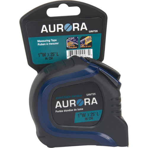 Tape Measure, 1" x 25', Imperial/Imperial & Metric Graduations Superchem Industries