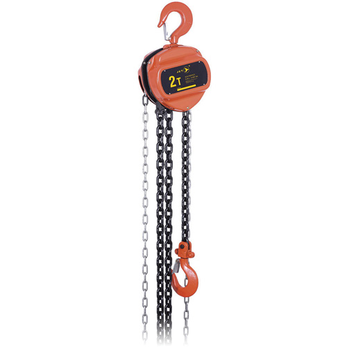 VCH Series Chain Hoist, 10' Lift, 4400 lbs. (2 tons) Capacity, Heat-Treated Alloy Steel Chain Superchem Industries
