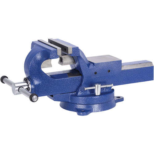 JADV-6 Super Heavy-Duty Bench Vise, 6" Jaw Width, 3-6/10" Throat Depth Superchem Industries