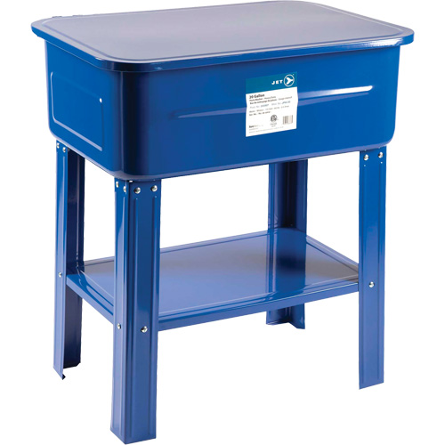 JPW-20 Bac de nettoyage usage intensif, Acier, 20 gal. Superchem Industries