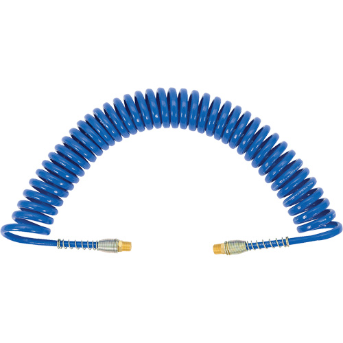 APUB-1425 Recoil Air Hose with Swivel Fittings & Protective Spring, Air, 1/4" ID x 25' L, Polyurethane Superchem Industries