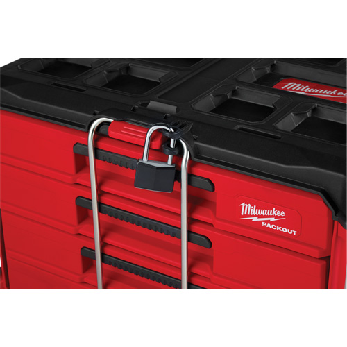 PackOut 4-Drawer Tool Box, 16-3/10" x 22-1/5" x 14-3/10", Red Superchem Industries
