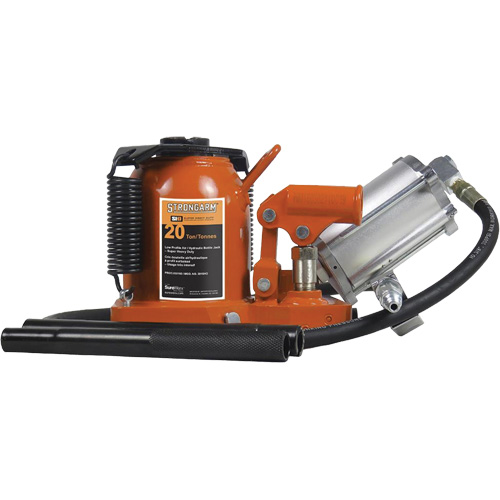 Air Assist Bottle Jacks, 20 Ton(s), Air Hydraulic Superchem Industries