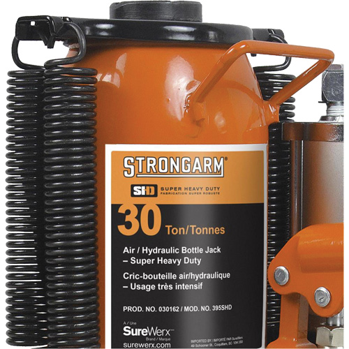 Air Assist Bottle Jacks, 30 Ton(s), Air Hydraulic Superchem Industries