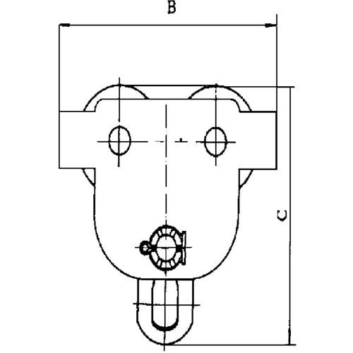 Heavy-Duty Manual Trolley - SBT Series, 11000 lbs. (5 tons) Superchem Industries