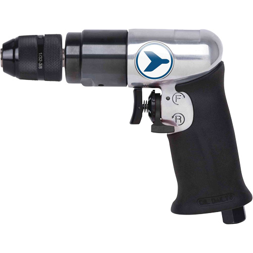 AD38VSR Perceuse pneumatique &agrave; vitesse variable, 6 pi³/min, 1/4" NPT, 3/8" mandrin, Sans cl&eacute; Superchem Industries