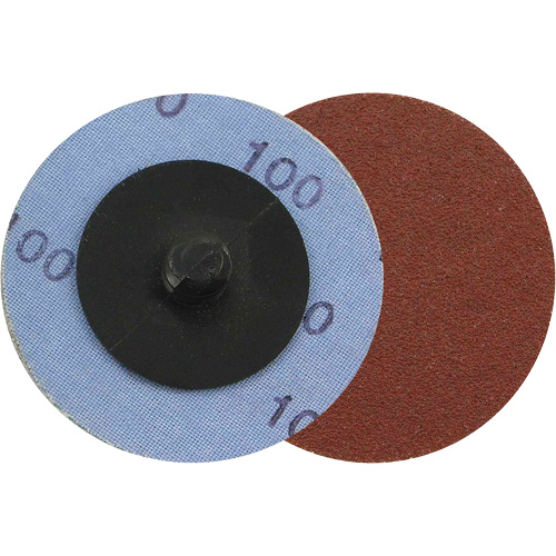 Support en tissu pour disques de ponçage pour rectifieuses — pour l'acier, 2" dia., Grain 100, Oxyde d'aluminium Superchem Industries