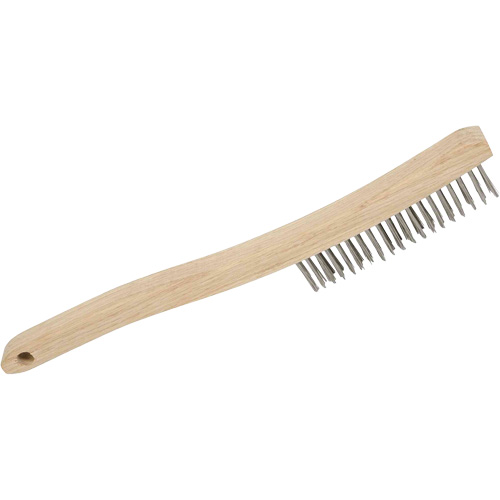 3LHSS Brosse &agrave; r&eacute;curer manuelle, Acier inoxydable, 3 x 19 rangs de fils, Longueur 13-3/4" Superchem Industries