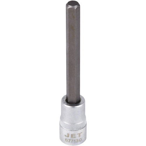 Extra-Long Bit Sockets, Hex, 3/8" x 4" L, 3/8" Drive Superchem Industries