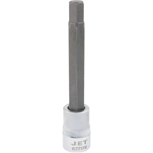 Extra-Long Bit Sockets, Hex, 7 mm x 4" L, 3/8" Drive Superchem Industries