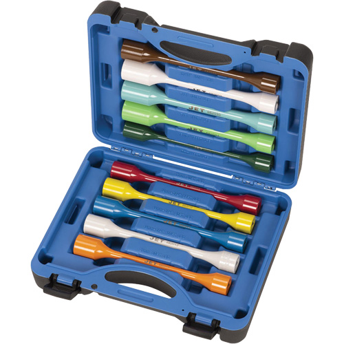 JTLS-1210S Torque Limiting Socket Sets, 1/2" Drive, 65 ft-lbs./80 ft-lbs./100 ft-lbs./120 ft-lbs./140 ft-lbs./45 ft-lbs./135 ft-lbs. Torque, Multiple Superchem Industries