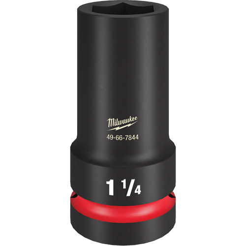 Douille &agrave; paroi extra mince Shockwave Impact Duty, Chocs, 1-1/4", Prise 1", 6 pans, Profond Superchem Industries